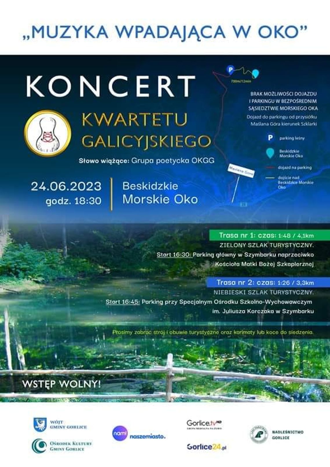 Koncert – Kwartet Galicyjski – Beskidzkie Morskie Oko | halogorlice.info