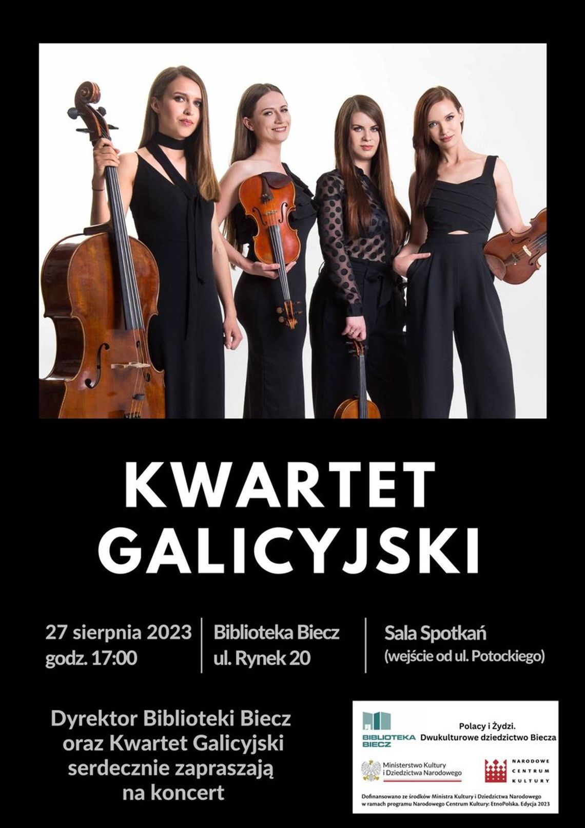 Koncert – Kwartet Galicyjski – Biblioteka Biecz | halogorlice.info