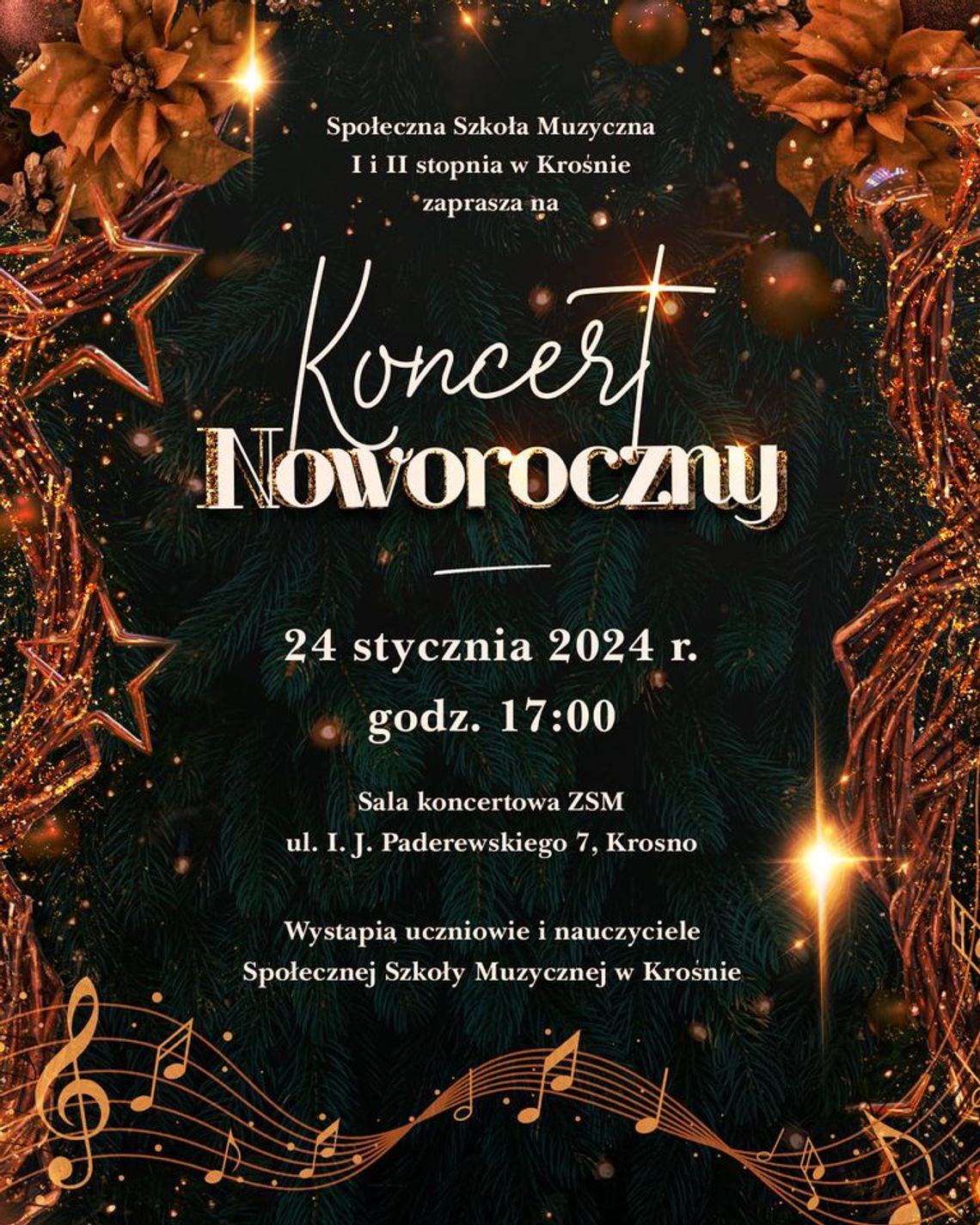 Koncert Noworoczny w sali koncertowej w Krośnie | halogorlice.info
