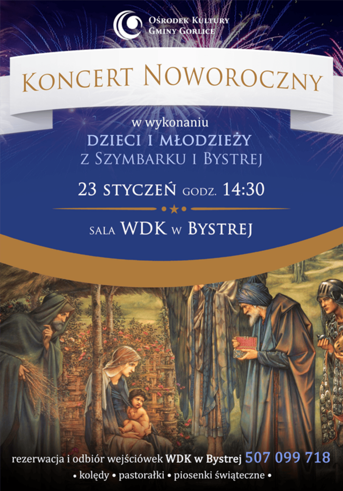 Koncert noworoczny WDK Bystra | halogorlice.info