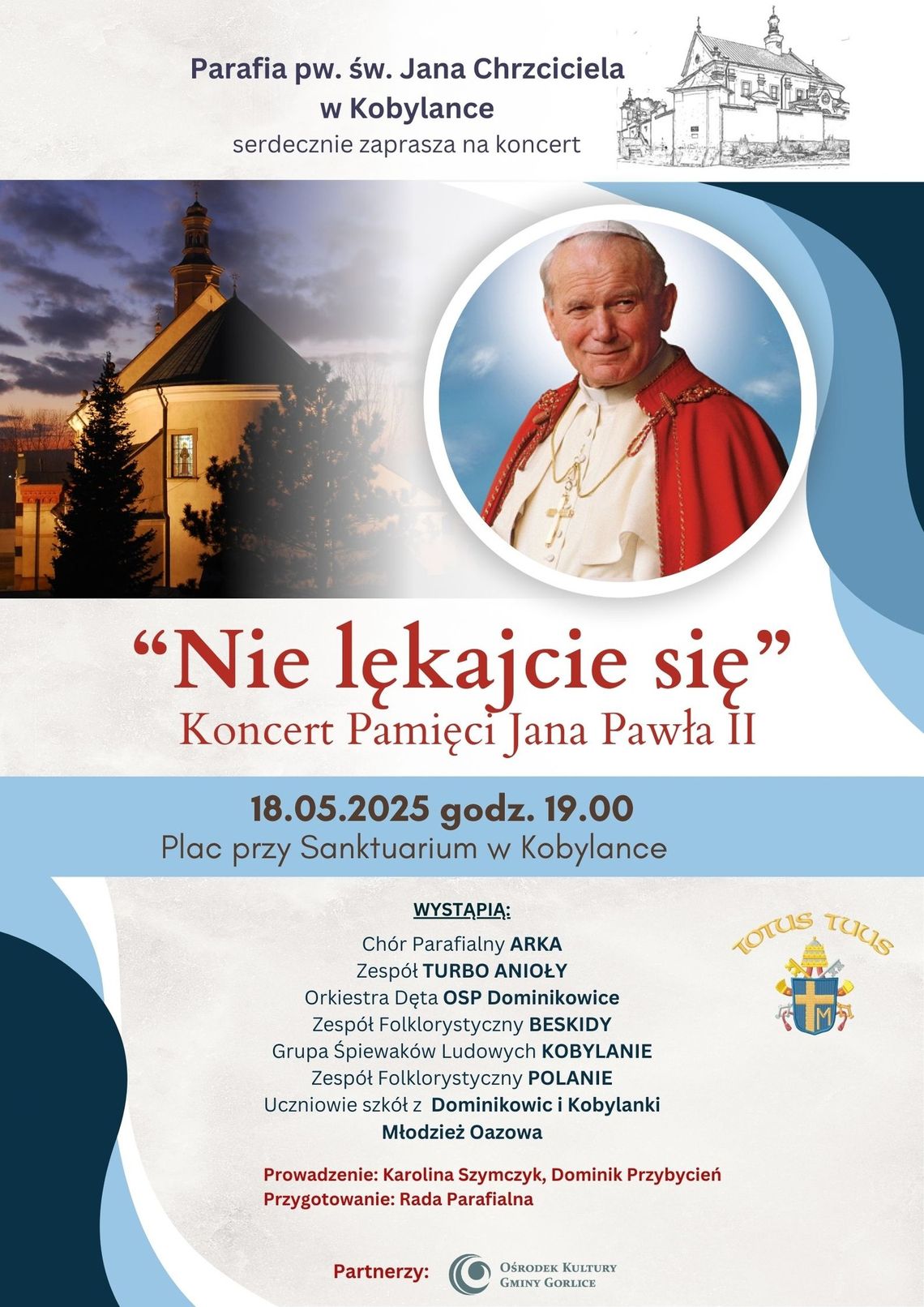 Koncert Pamięci Jana Pawła II | halogorlice.info Plakat promujący Koncert Pamięci Jana Pawła II