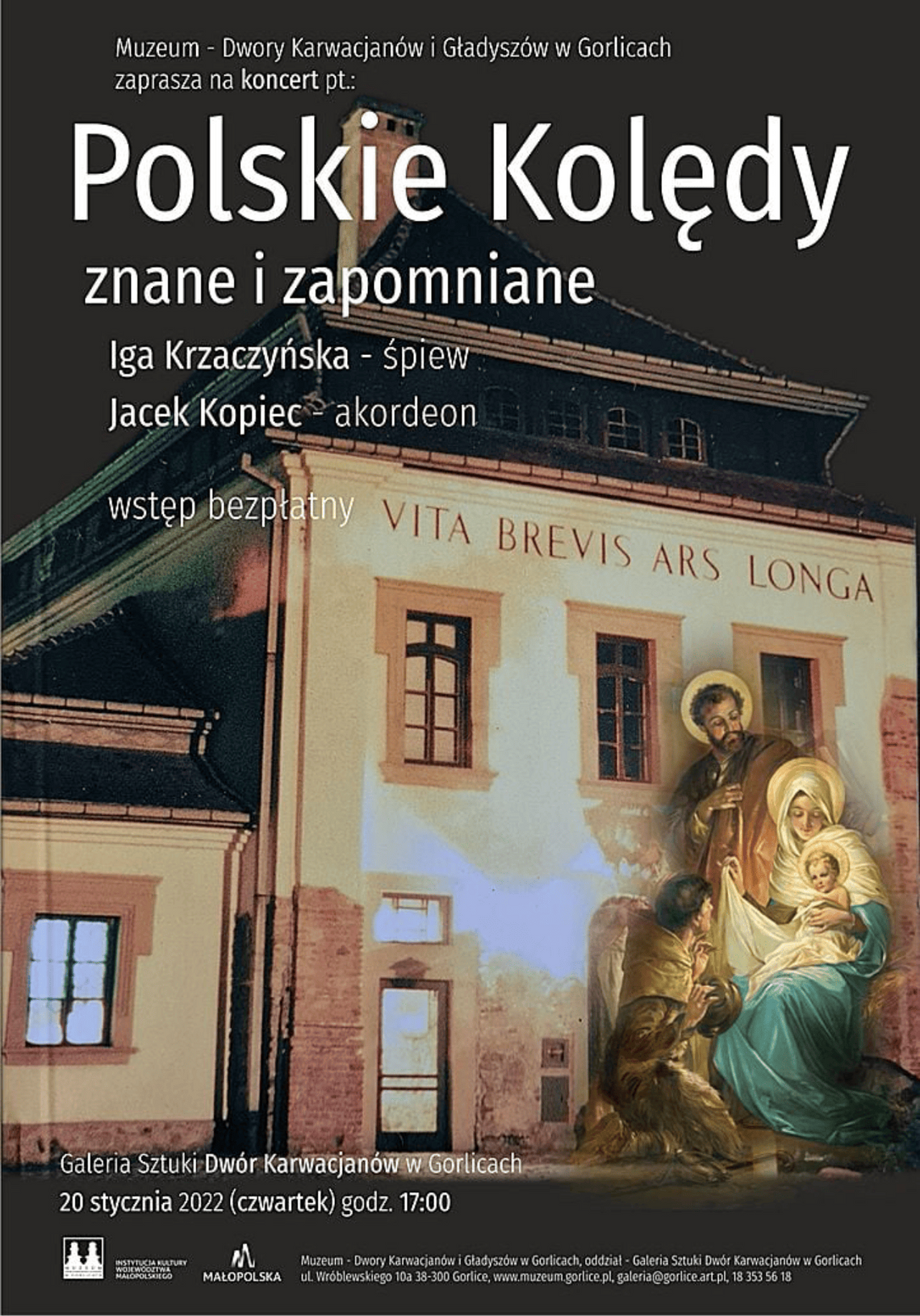 Koncert „Polskie kolędy –  znane i zapomniane” | halogorlice.info