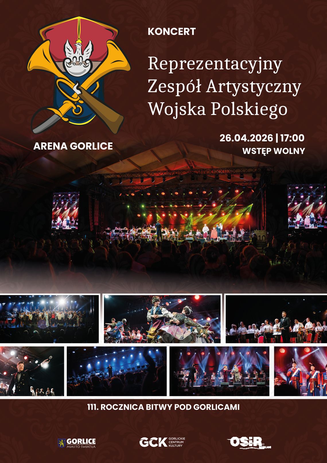 Koncert Reprezentacyjny Zespół Artystyczny Wojska Polskiego | zapowiedzi wydarzeń - halogorlice.info plakat zapowiadający wydarzenie - Koncert Reprezentacyjny Zespół Artystyczny Wojska Polskiego
