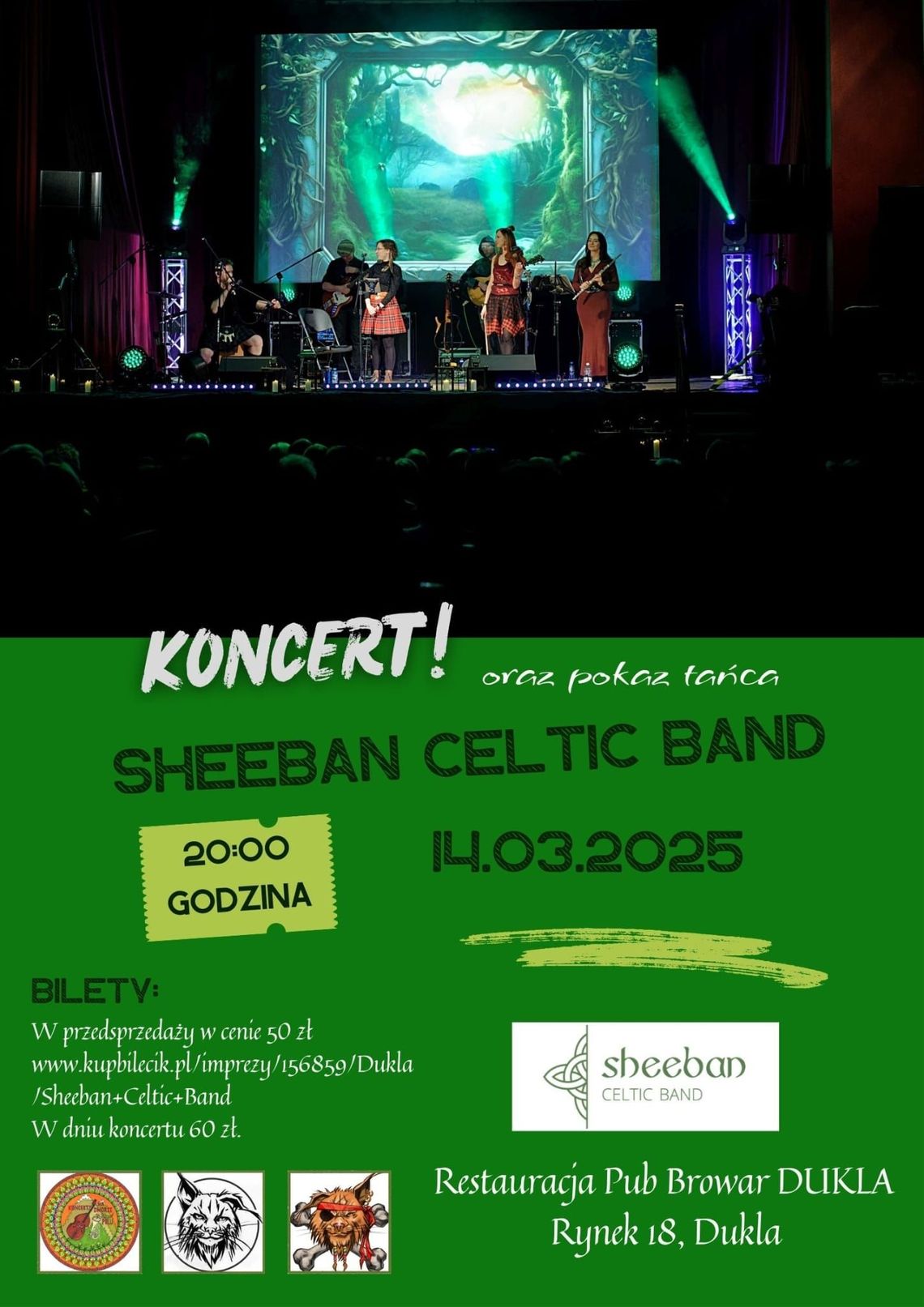 Koncert Sheeban Celtic Band | zapowiedzi imprez - halogorlice.info