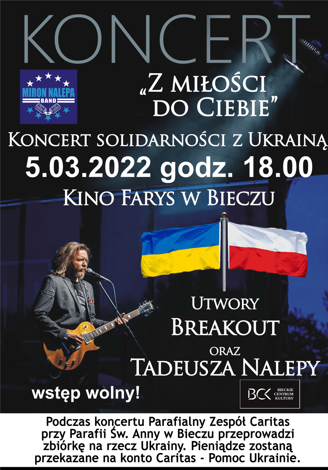 Koncert solidarności z Ukrainą | halogorlice.info