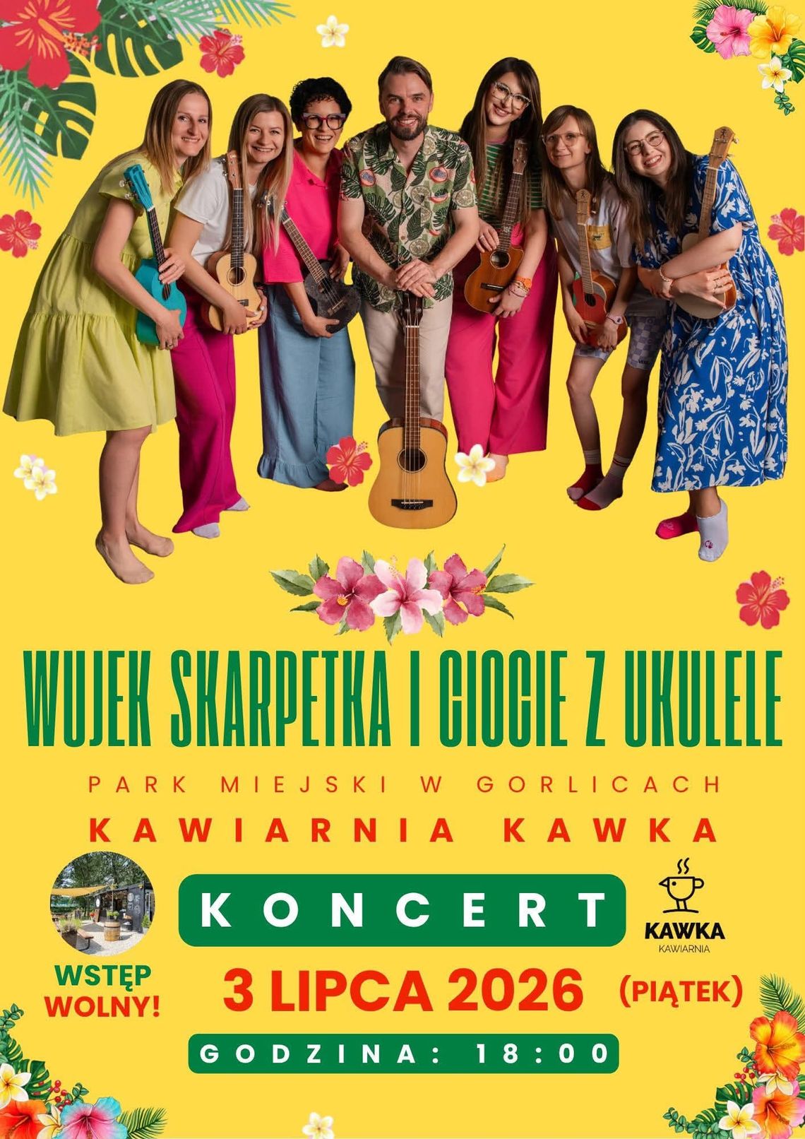 Koncert w parku z Wujkiem Skarpetką i Ciocią z Ukulele | zapowiedzi wydarzeń - halogorlice.info Koncert w parku z Wujkiem Skarpetką i Ciocią z Ukulele | zapowiedzi wydarzeń - halogorlice.info