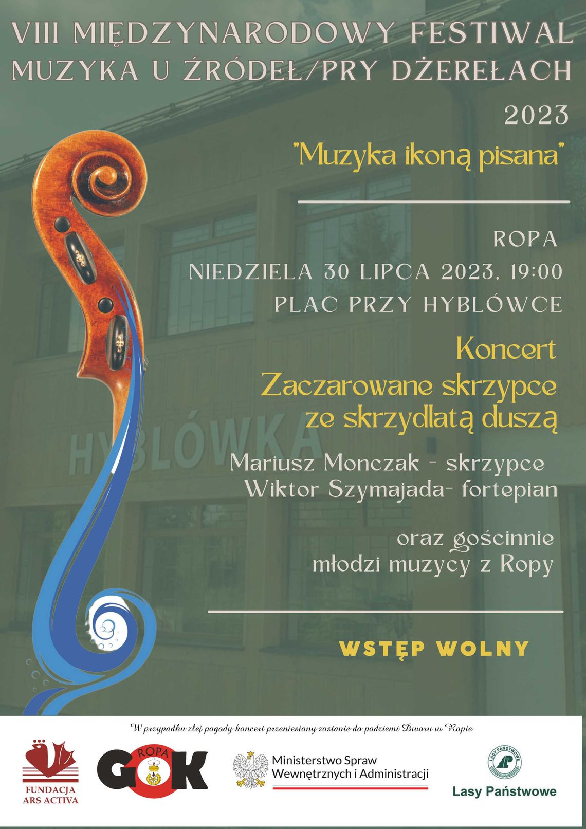 Koncert „Zaczarowane skrzypce ze skrzydlatą duszą” Ropa | halogorlice.info