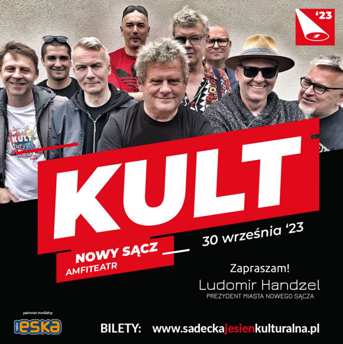 Koncert zespołu Kult - Sądecka Jesień Kulturalna | halogorlice.info