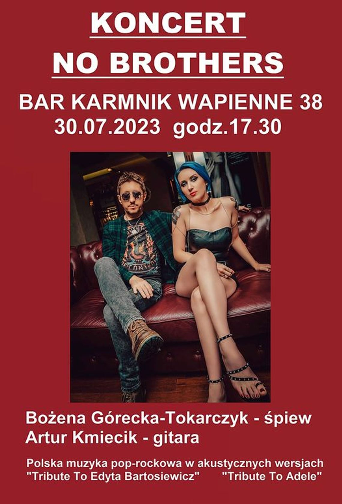 Koncert Zespołu No Brothers – Bar Karmnik Wapienne | halogorlice.info