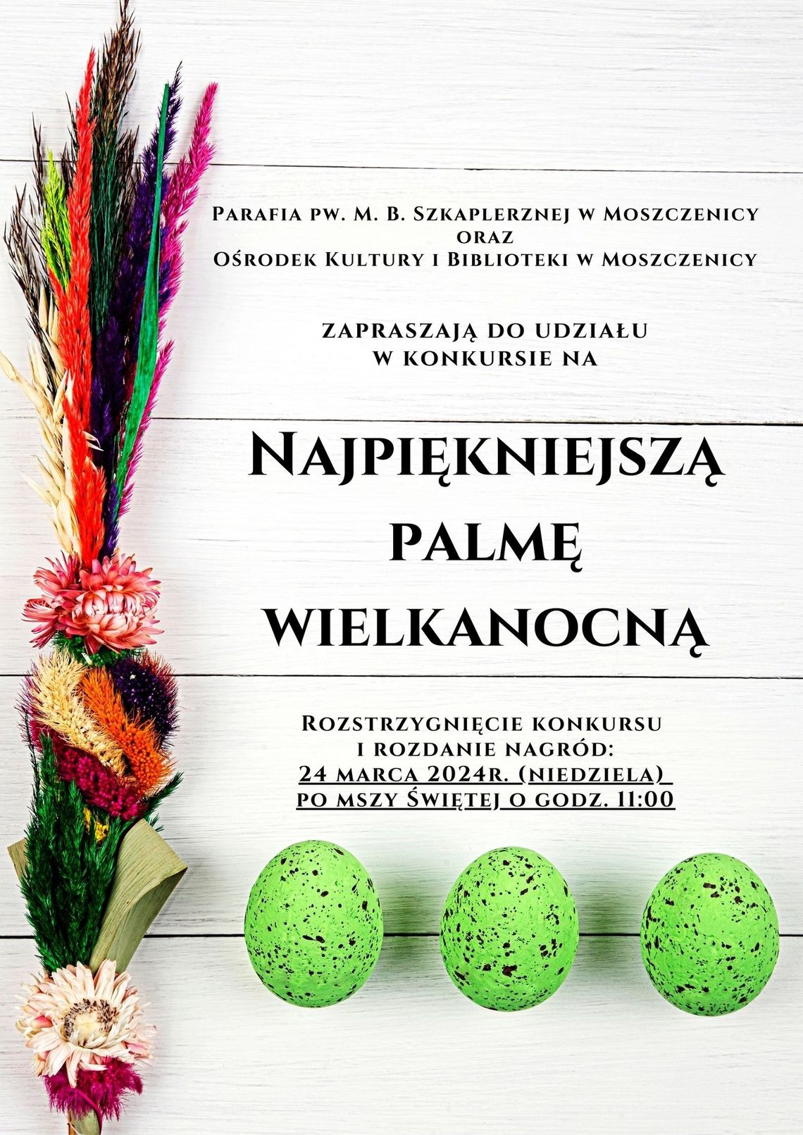 Konkurs na Najpiękniejszą Palmę Wielkanocną | halogorlice.info