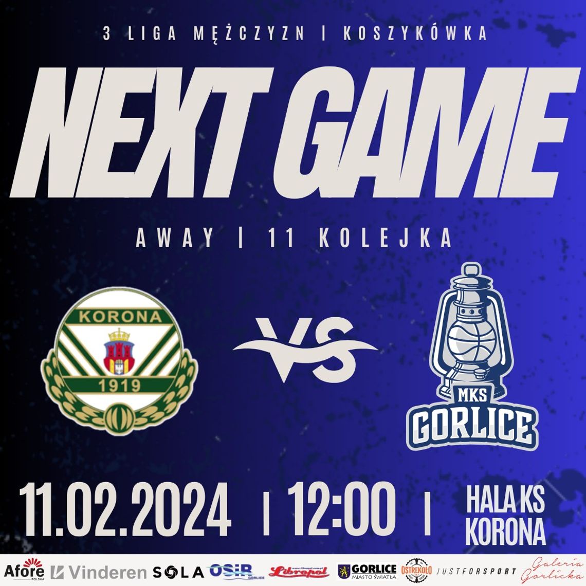 Koszykówka 3 liga mężczyzn Korona Kraków – MKS Gorlice | halogorlice.info