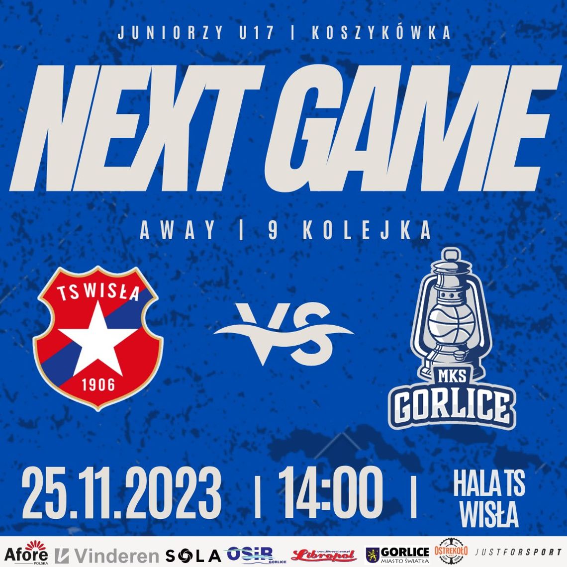 Koszykówka juniorzy U-17:  TS Wisła - MKS Gorlice | halogorlice.info
