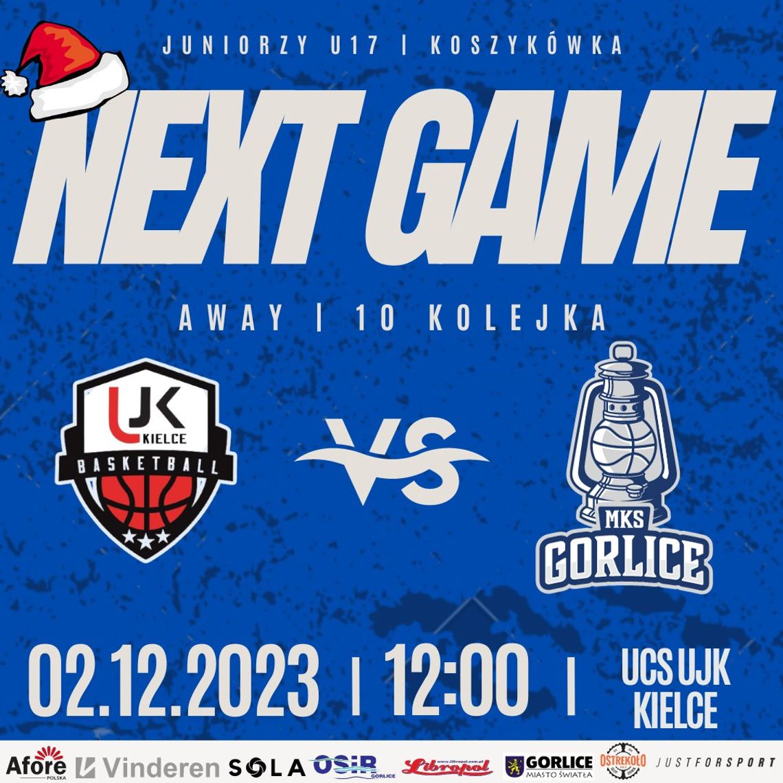 Koszykówka juniorzy U-17:  UJK Kielce – MKS Gorlice | halogorlice.info