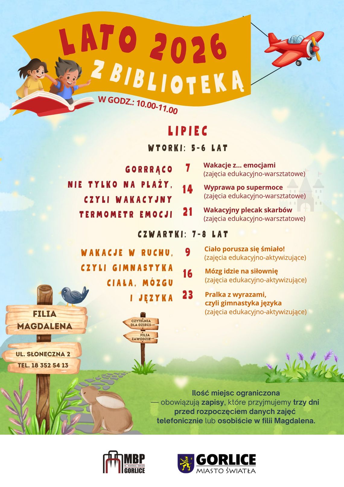 Lato z Biblioteką w filii Magdalena | zapowiedzi wydarzeń - halogorlice.info Lato z Biblioteką w filii Magdalena | zapowiedzi wydarzeń - halogorlice.info