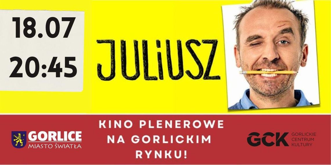 Letnie kino plenerowe w Gorlicach | halogorlice.info Plakat promujący Letnie kino plenerowe w Gorlicach
