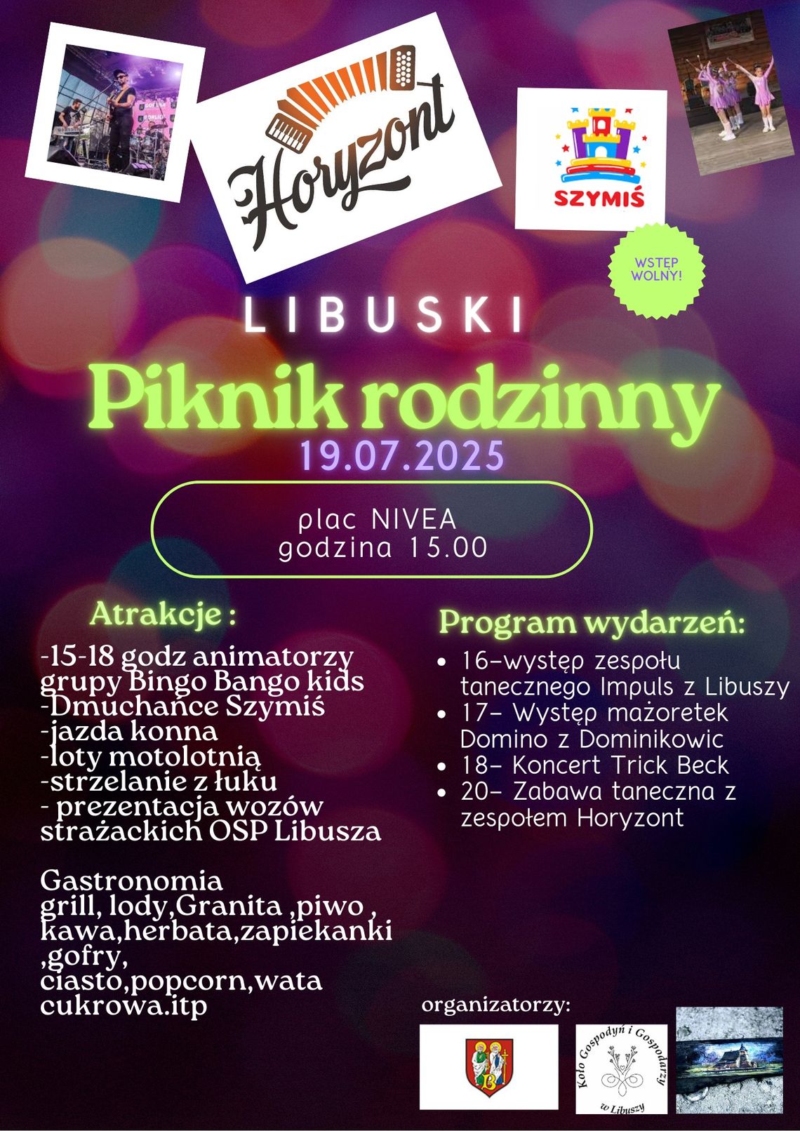 Libuski Piknik Rodzinny | halogorlice.info Plakat promujący Libuski Piknik Rodzinny