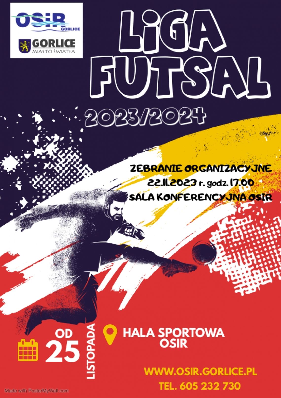 Liga Futsal 2023/2024. Zebranie organizacyjne | halogorlice.info