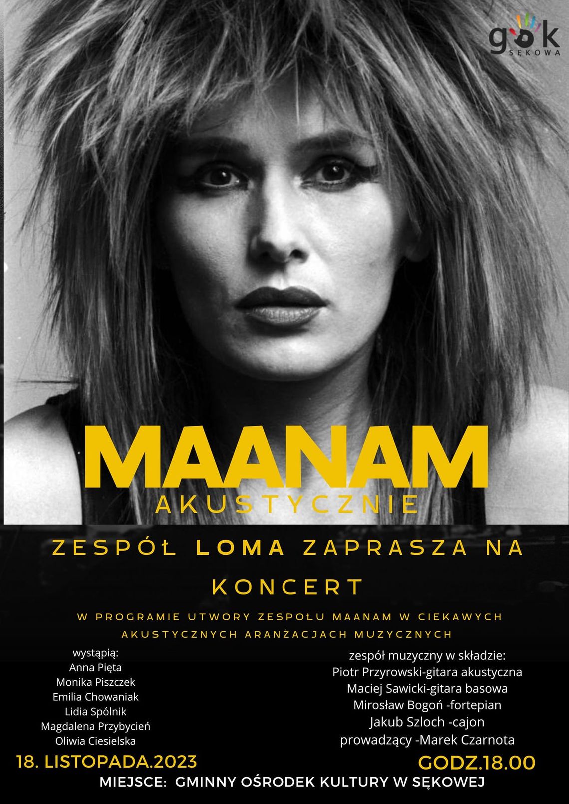 Maanam akustycznie - koncert zespołu „Loma” | halogorlice.info
