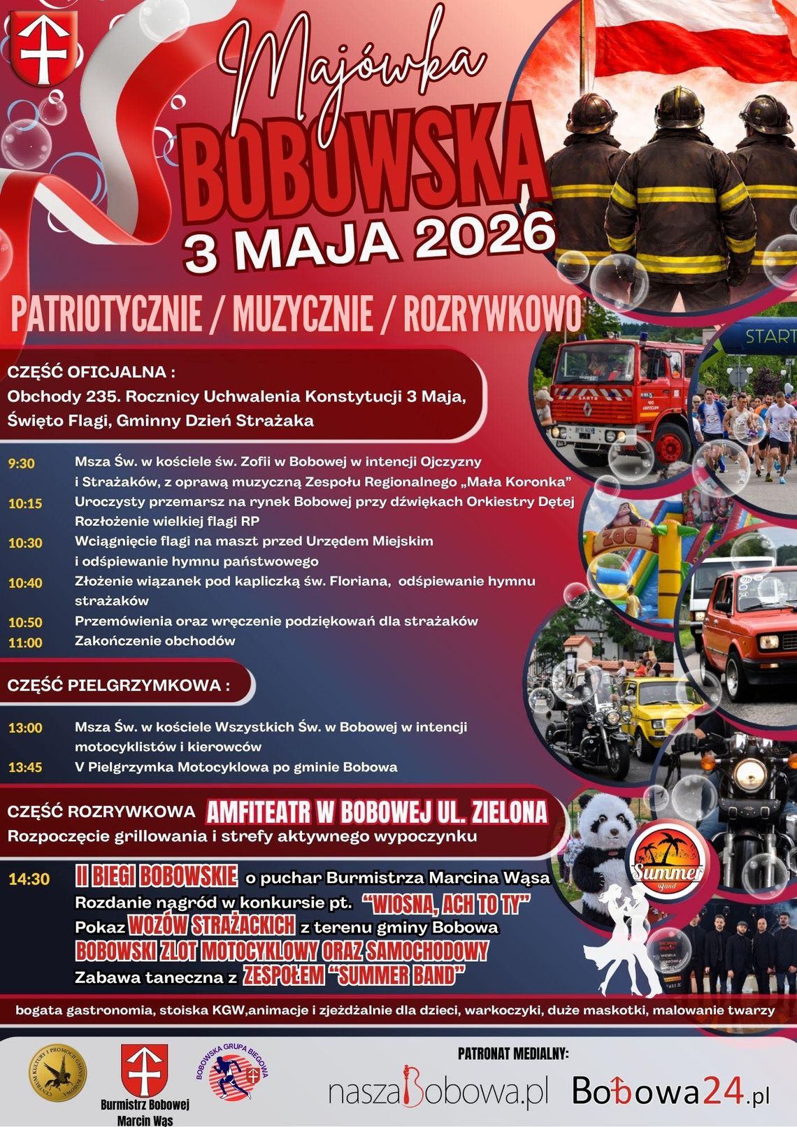 plakat zapowiadający wydarzenie - Majówka Bobowska 2026