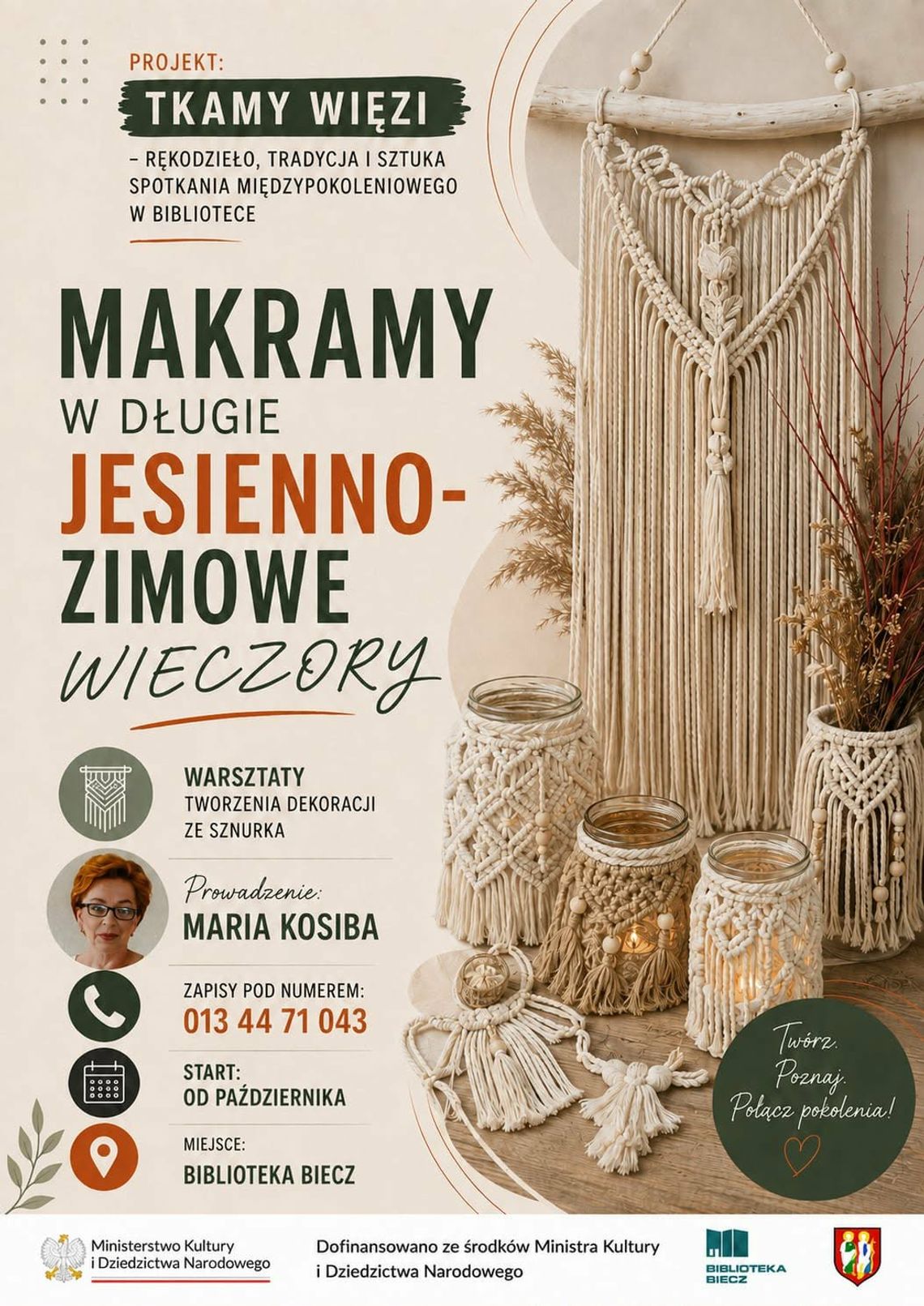 Makramy na jesienne wieczory | zapowiedzi wydarzeń - halogorlice.info Makramy na jesienne wieczory | zapowiedzi wydarzeń - halogorlice.info