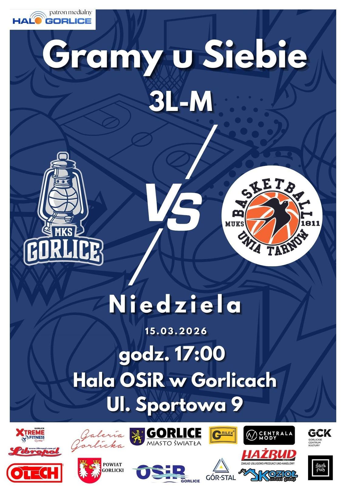 Mecz 3LM: MKS Gorlice vs MUKS 1811 Unia Tarnów | zapowiedzi wydarzeń - halogorlice.info