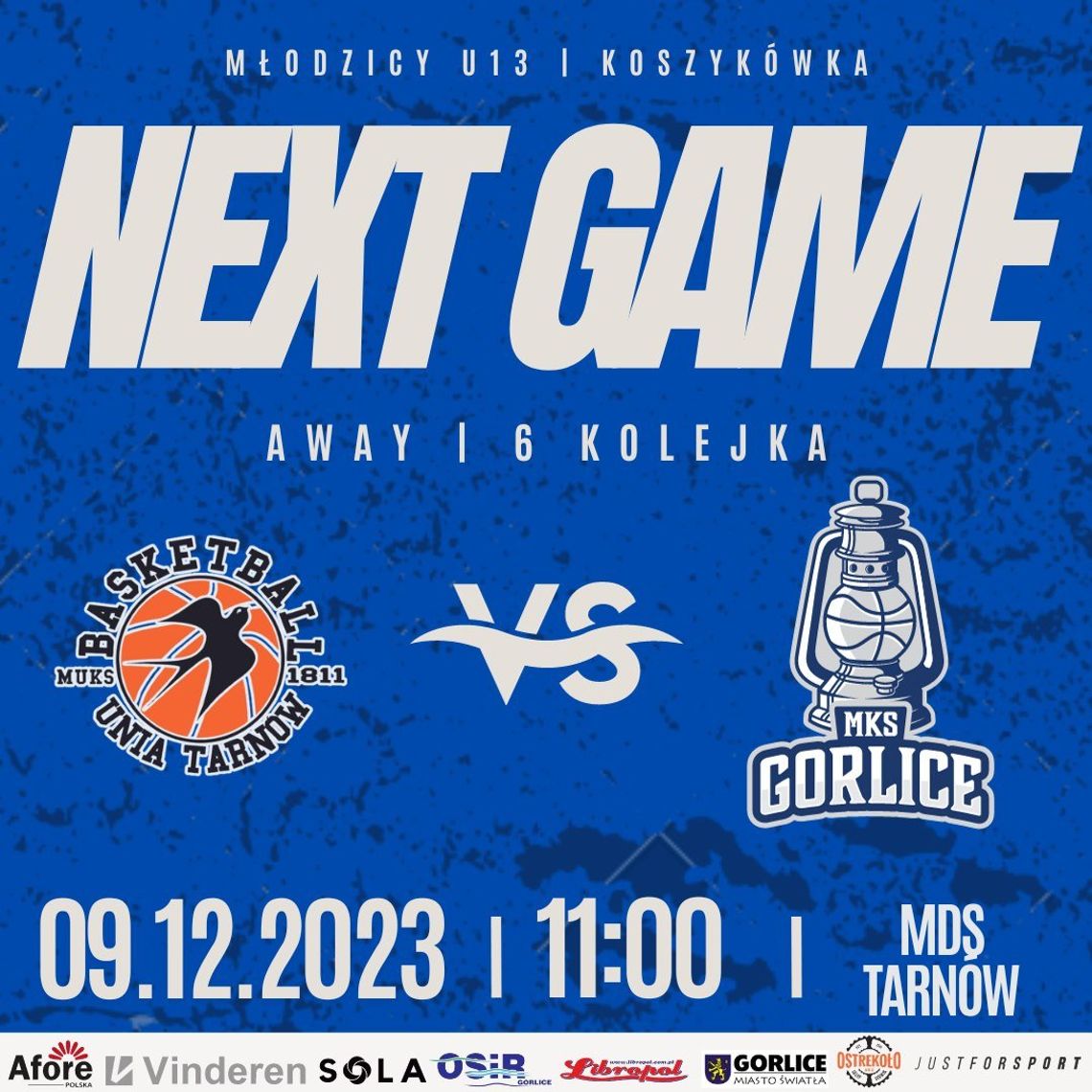 Mecz koszykówki młodzików U-13: MUKS Unia 1811 Tarnów – MKS Gorlice | halogorlice.info