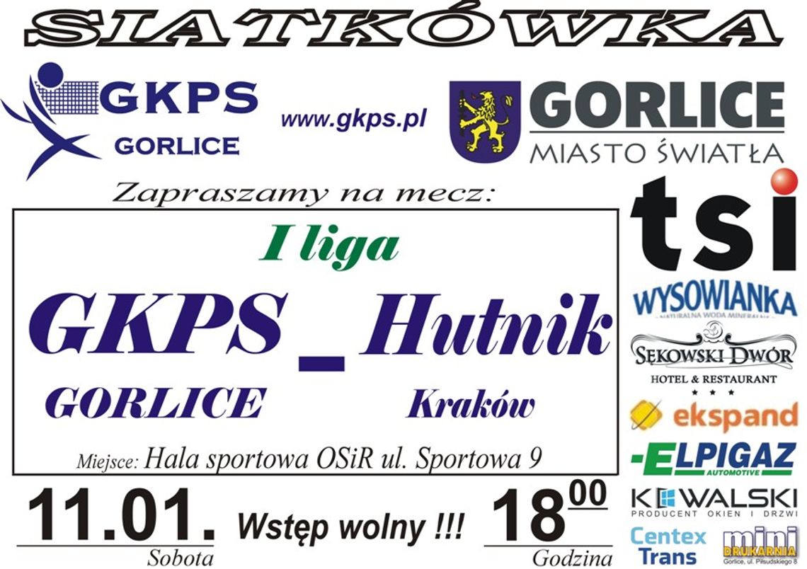 Mecz siatkówki | GKPS – KS Hutnik Kraków | zapowiedzi imprez – halogorlice.info Mecz siatkówki | GKPS – KS Hutnik Kraków | zapowiedzi imprez – halogorlice.info