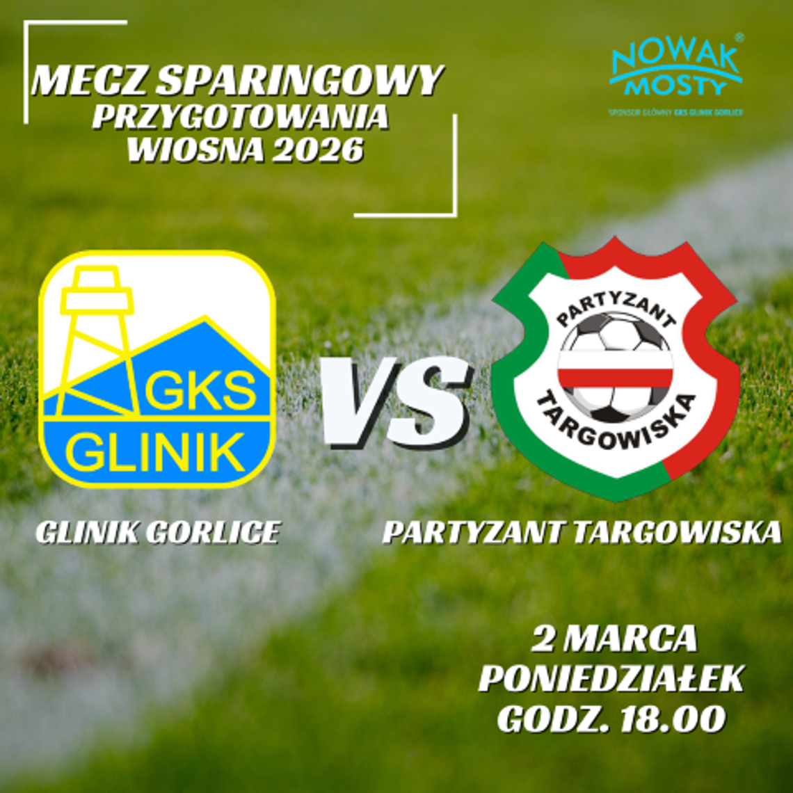 Mecz sparingowy GKS Glinik Gorlice - PARTYZANT TARGOWISKA | zwiastuny wydarzeń – halogorlice.info
