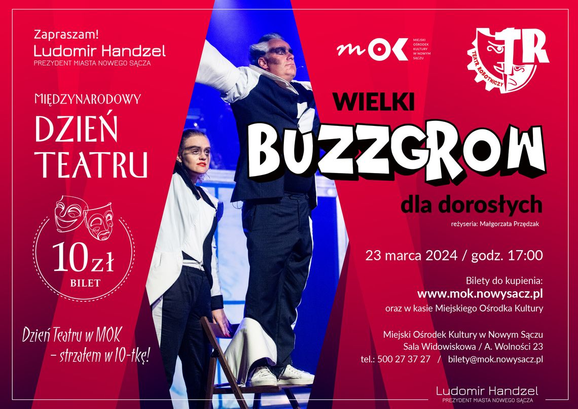 Międzynarodowy Dzień Teatru w MOK – strzałem w 10-tkę! | halogorlice.info