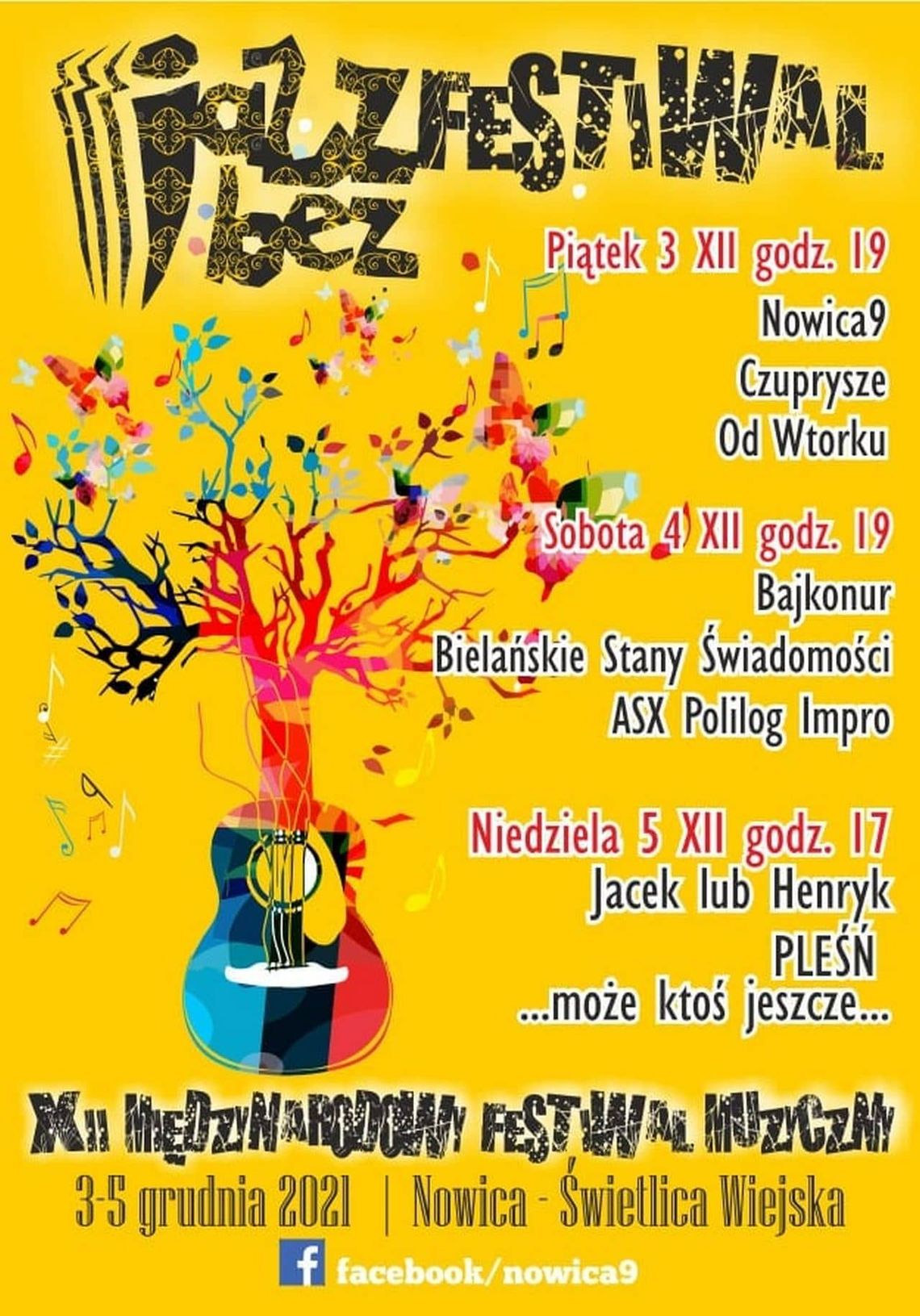 Międzynarodowy Festiwal Muzyczny Jazz Bez w Nowicy [3 – 5 grudnia 2021] | zapowiedzi imprez – halogorlice.info