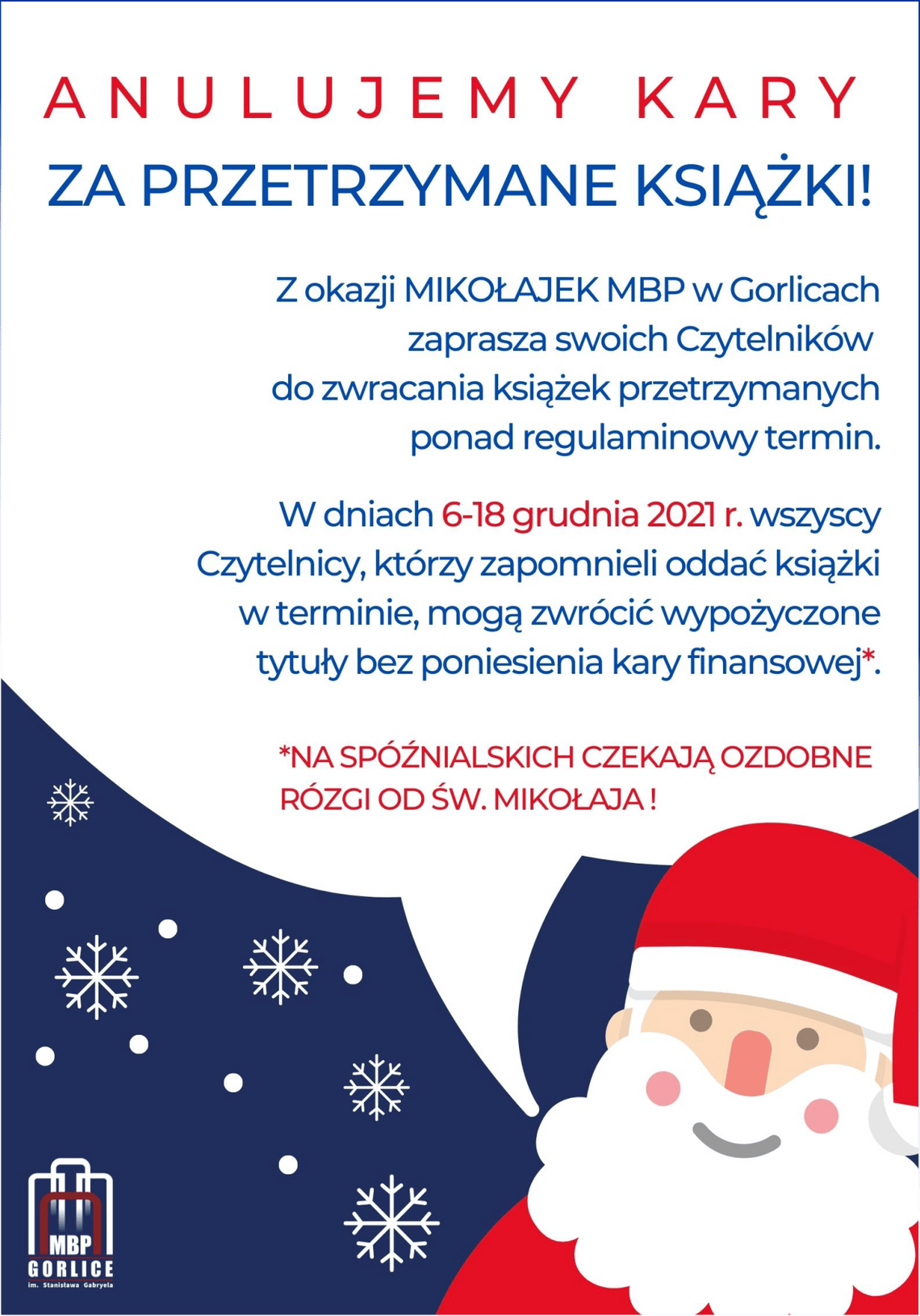 Mikołajkowy prezent dla Czytelników MBP w Gorlicach | halogorlice.info