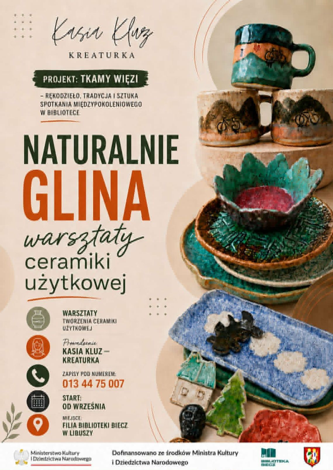 Naturalnie glina. Warsztaty w Libuszy | zapowiedzi wydarzeń - halogorlice.info