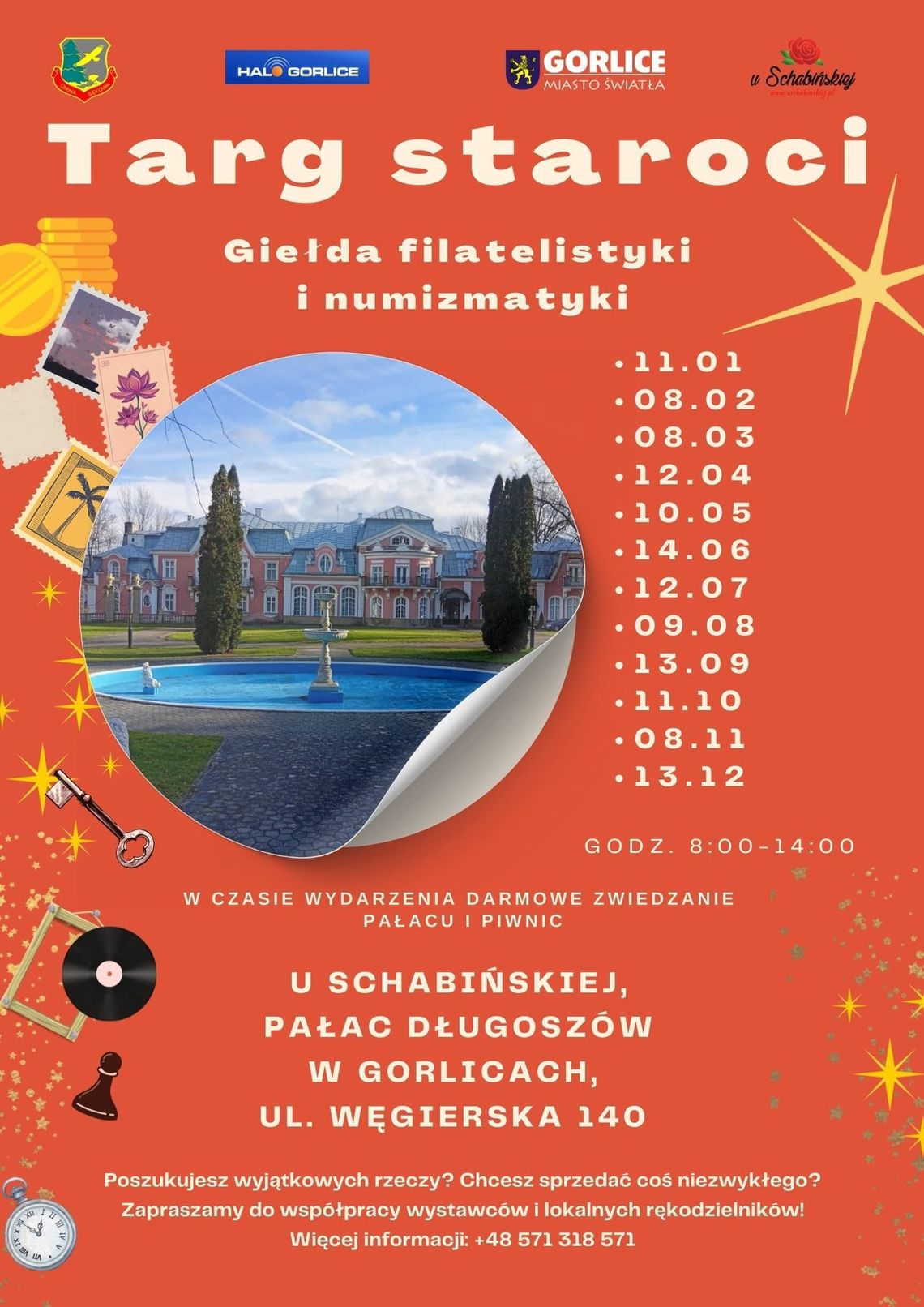 Pchli Targ w Pałacu Długoszów – U Schabińskiej | zapowiedzi imprez – halogorlice.info