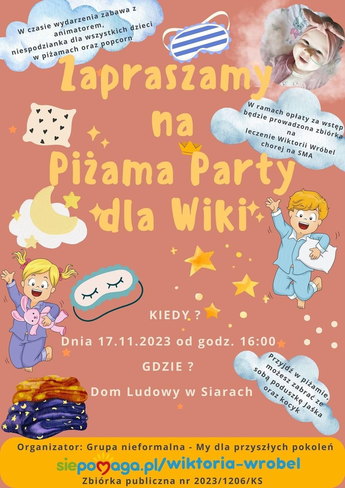 Piżama Party dla Wiki w Siarach | halogorlice.info