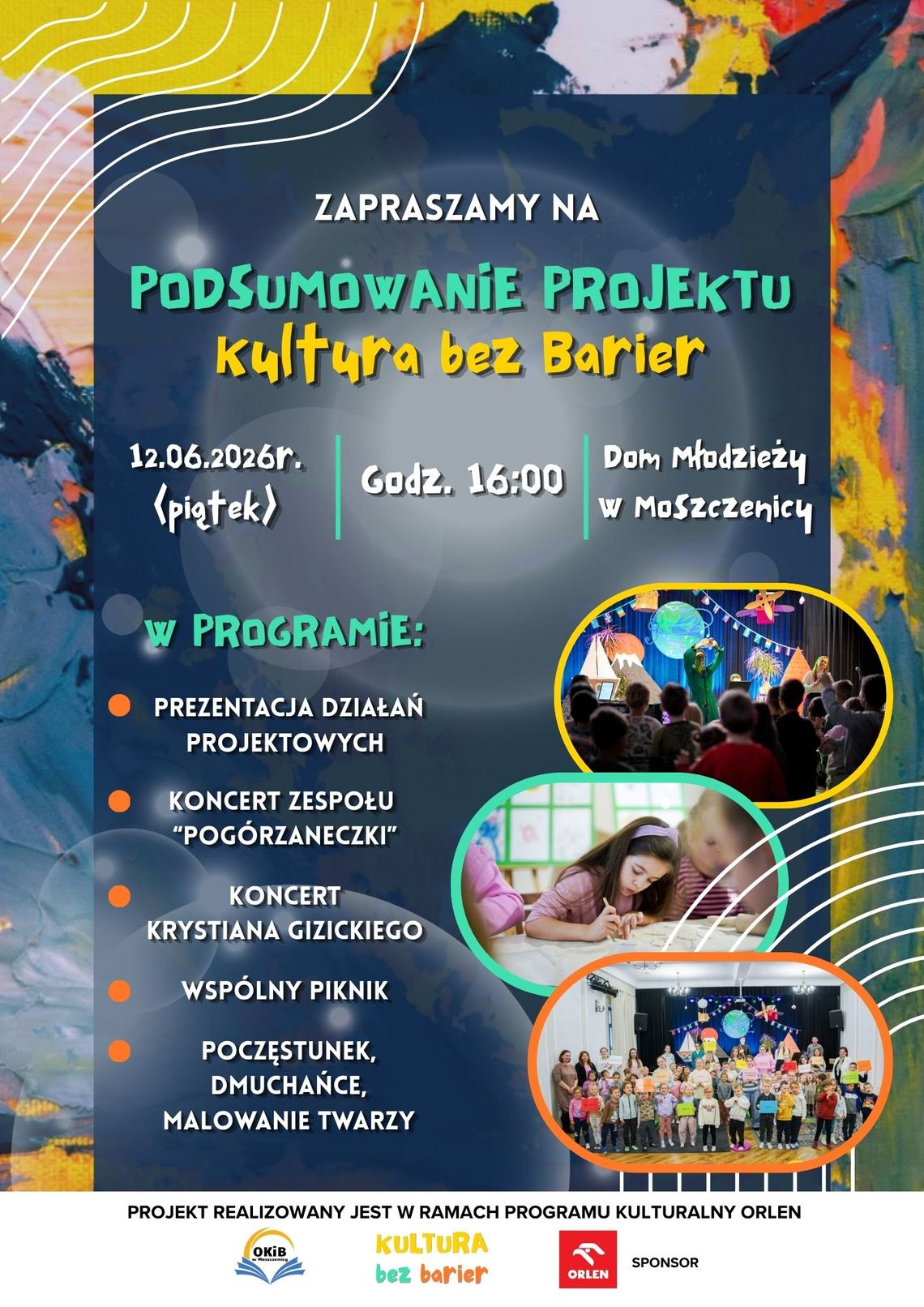 Podsumowanie projektu „Kultura bez Barier” w Moszczenicy | zapowiedzi wydarzeń - halogorlice.info
