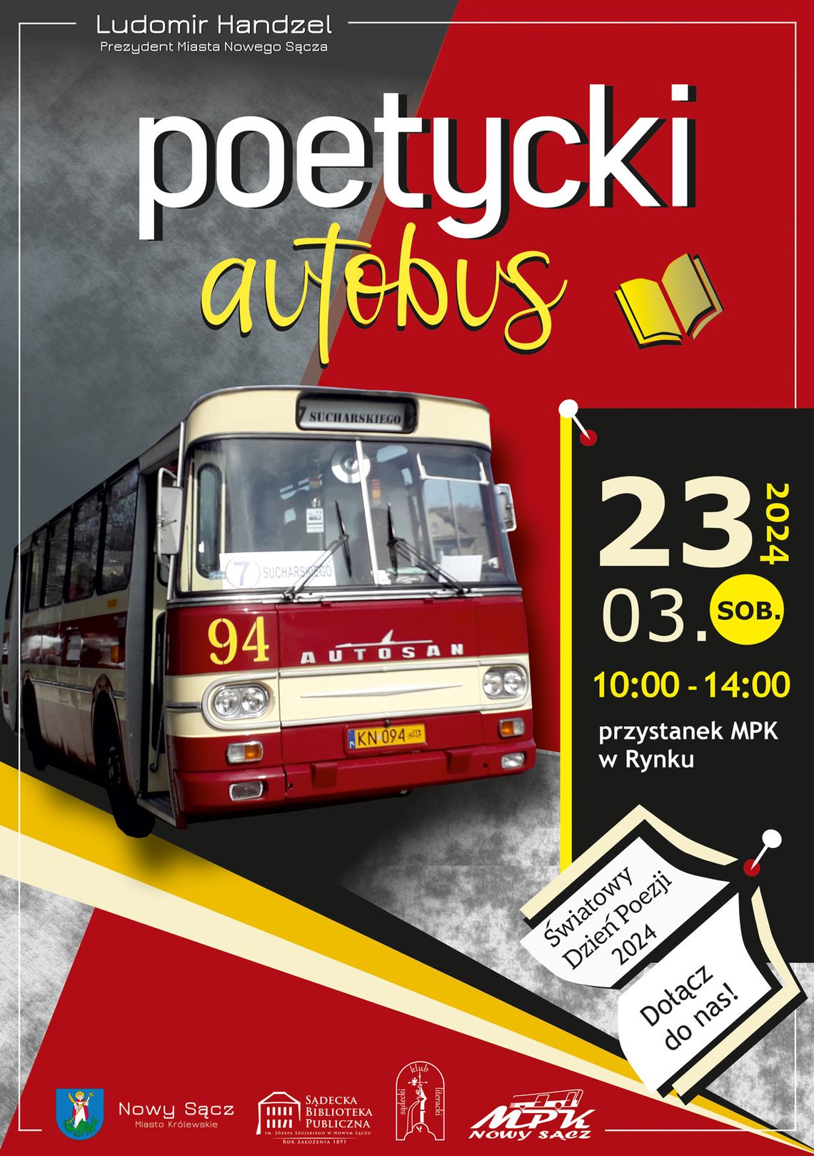 Poetycki autobus w Nowym Sączu | halogorlice.info