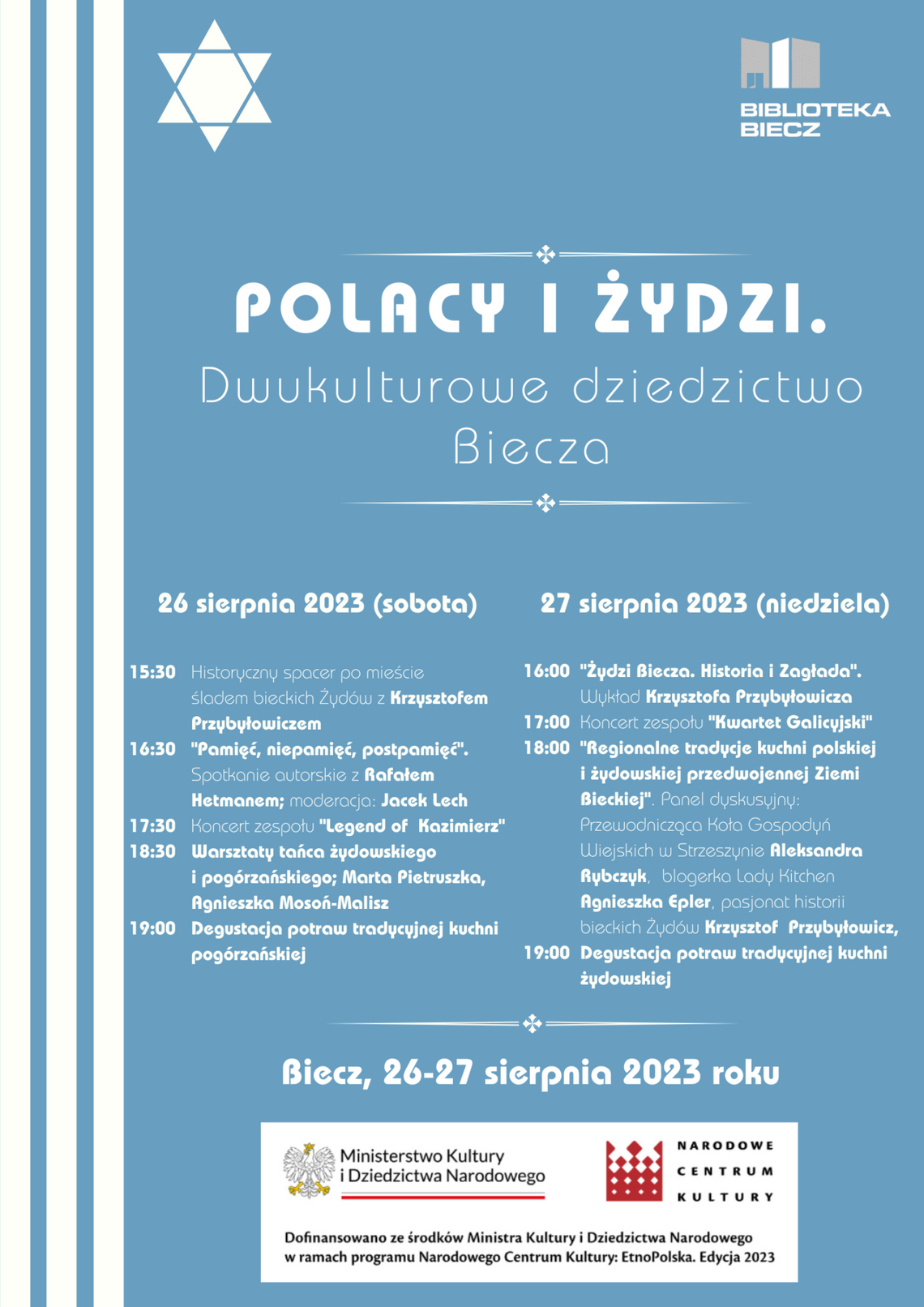Polacy i Żydzi. Dwukulturowe dziedzictwo Biecza – Biblioteka Biecz | halogorlice.info
