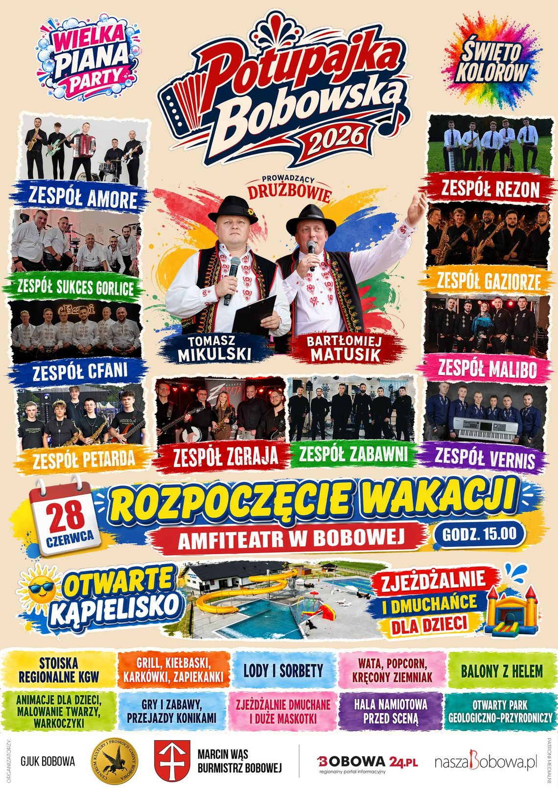 Zdjęcie przedstawia plakat zapowiadający wydarzenie - Potupajka Bobowska 2026