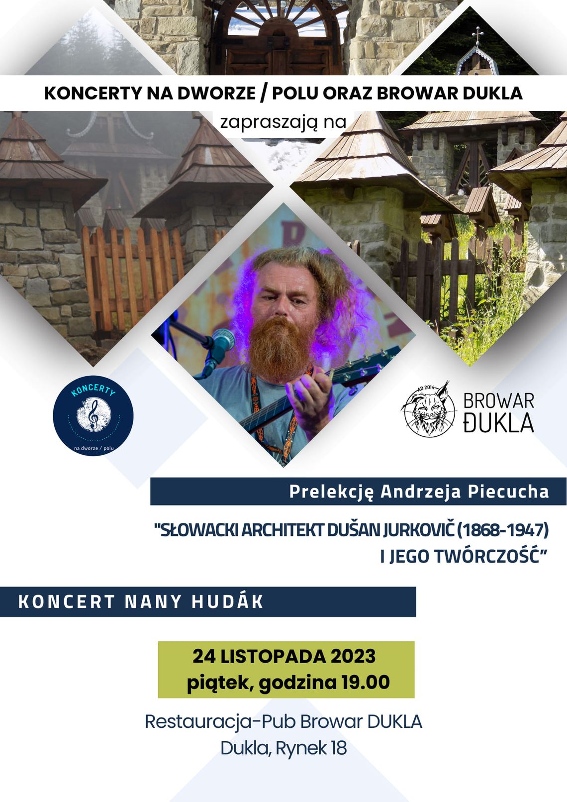 Prelekcja Andrzeja Piecucha i koncert Nany Hudák | halogorlice.info