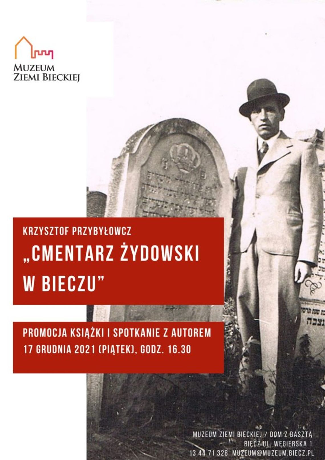 Promocja książki Krzysztofa Przybyłowicza „Cmentarz żydowski w Bieczu” |  halogorlice.info