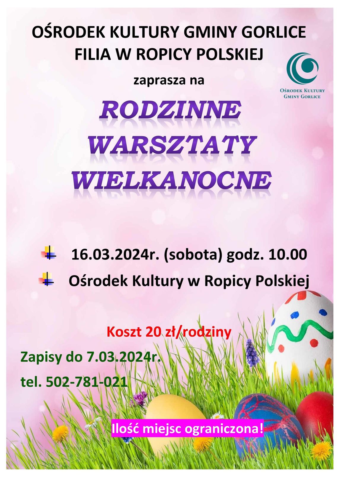 Rodzinne warsztaty wielkanocne w Ropicy Polskiej | halogorlice.info
