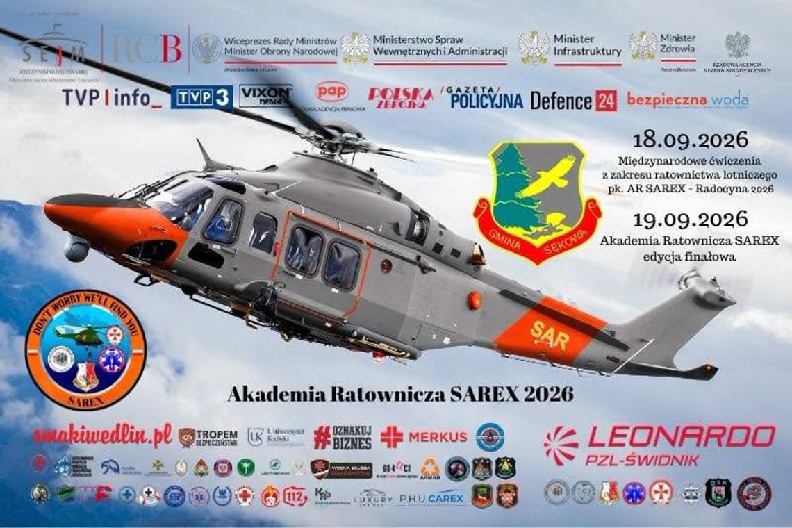 SAREX 2026 w gminie Sękowa | zapowiedzi wydarzeń - halogorlice.info SAREX 2026 w gminie Sękowa | zapowiedzi wydarzeń - halogorlice.info