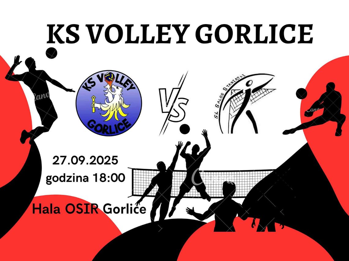Mecz siatkówki KS VOLLEY Gorlice - SL SALOS Staniątki Niepołomice | zapowiedzi imprez - halogorlice.info