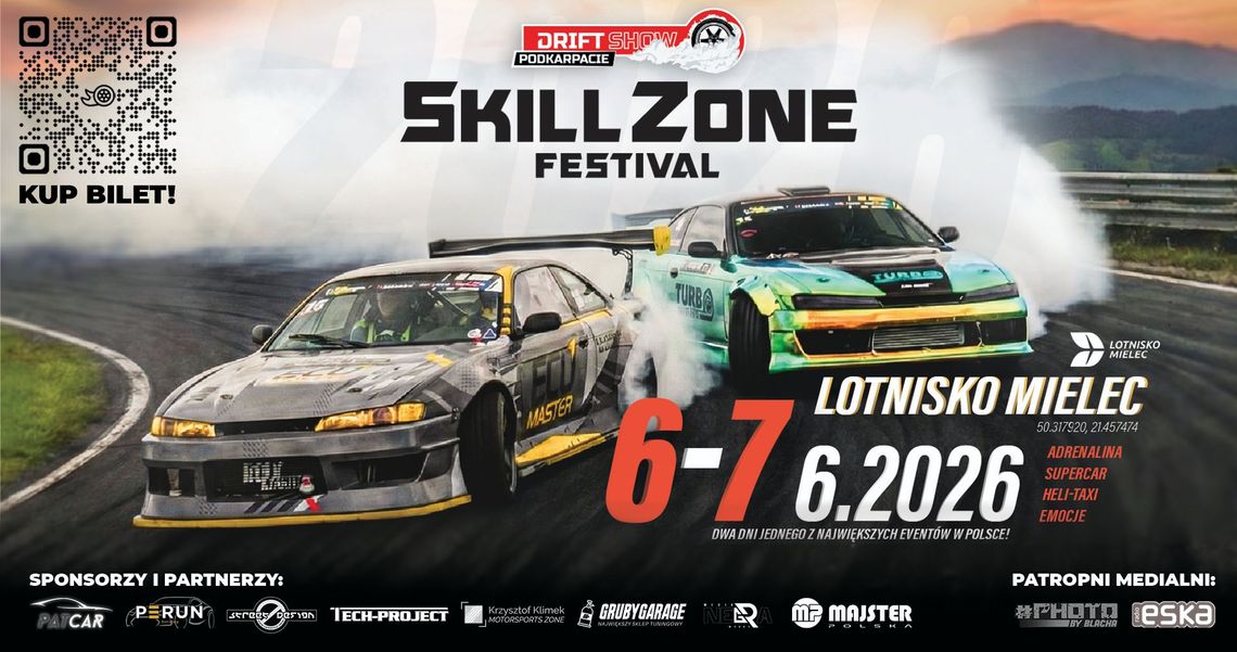 zdjęcie przedstawia plakat promujacy wydarzenie - SKILLZONE FESTIVAL – TAKIEGO SHOW JESZCZE NIE BYŁO!
