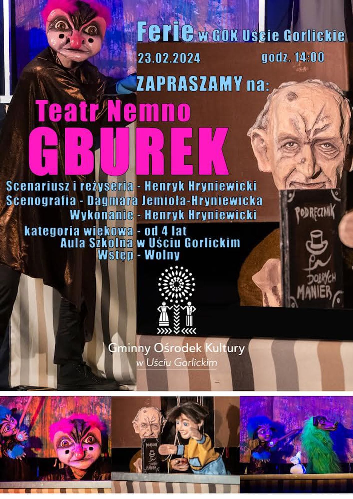 Spektakl Gburek w wykonaniu Teatru Nemno | halogorlice.info