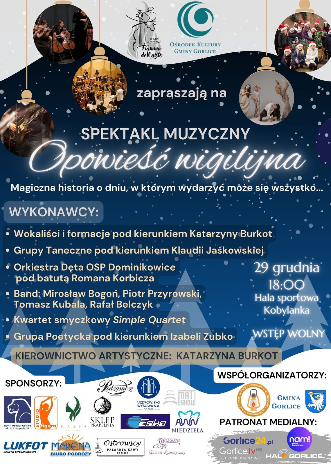 Spektakl muzyczny Opowieść Wigilijna | halogorlice.info