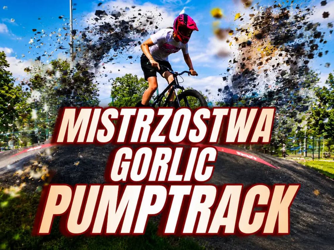 Sportowa rywalizacja na pumptracku | zapowiedzi wydarzeń - halogorlice.info zdjęcie przedstawia plakat promujący wydarzenie - Sportowa rywalizacja na pumptracku