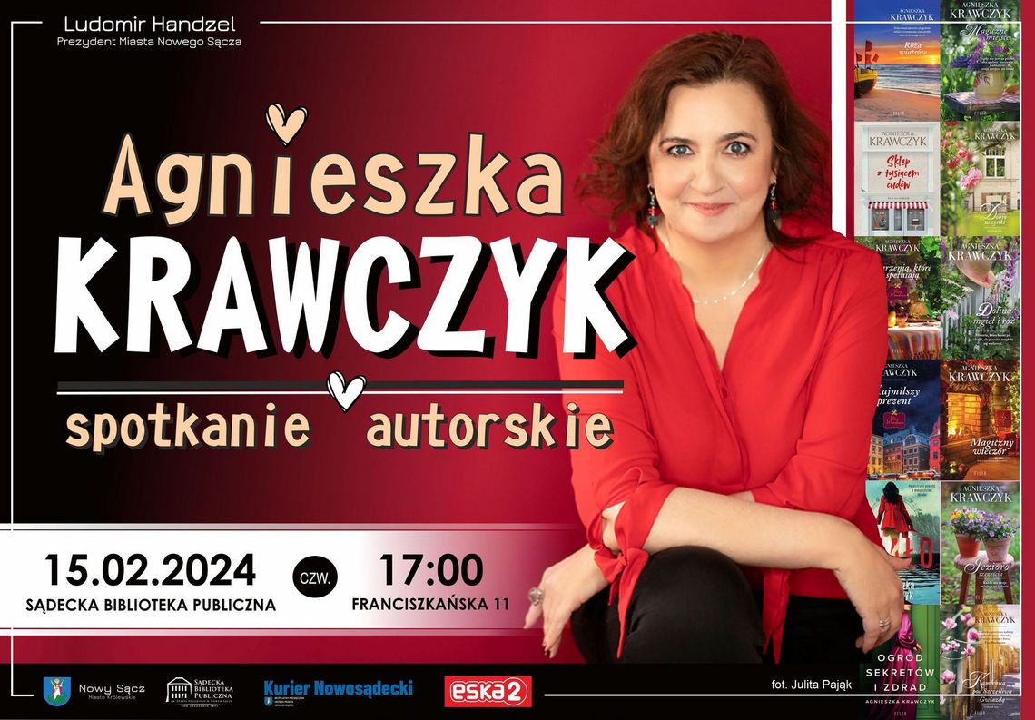 Spotkanie autorskie z Agnieszką Krawczyk | halogorlice.info