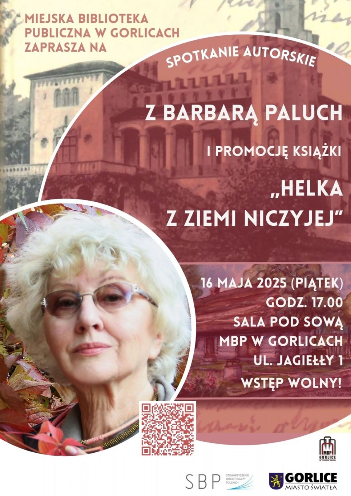Spotkanie autorskie z Barbarą Paluch | zapowiedzi imprez – halogorlice.info Plakat promujący spotkanie autorskie z Barbarą Paluch