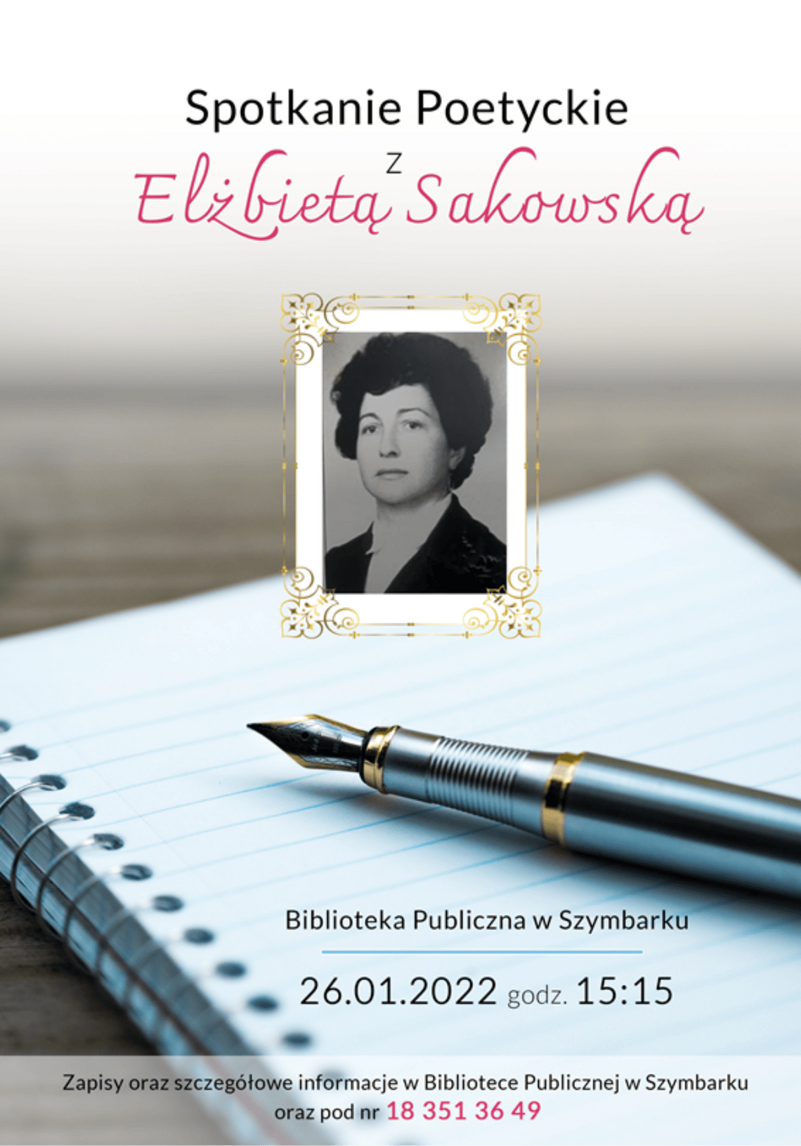 Spotkanie autorskie z Elżbietą Sakowską | halogorlice.info